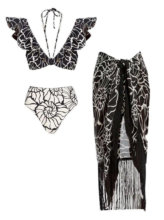 Nerina Bikini Set with Sarong