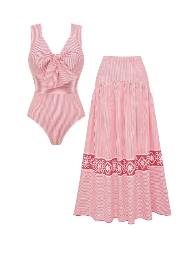 Bellina One-Piece Swimsuit Set