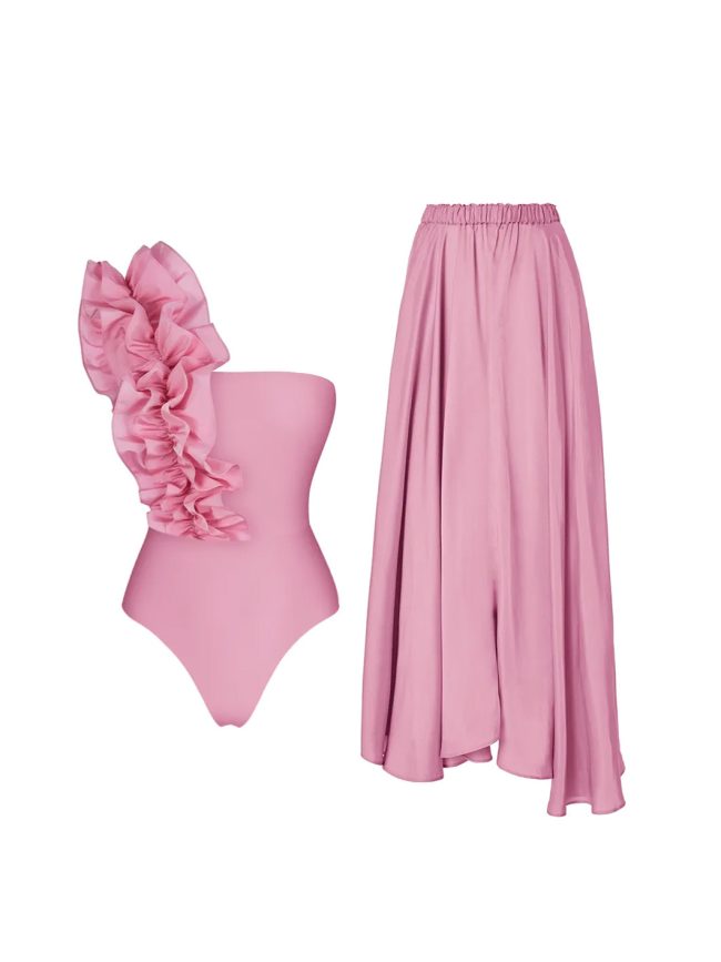 Roséa One-Piece Swimsuit Set