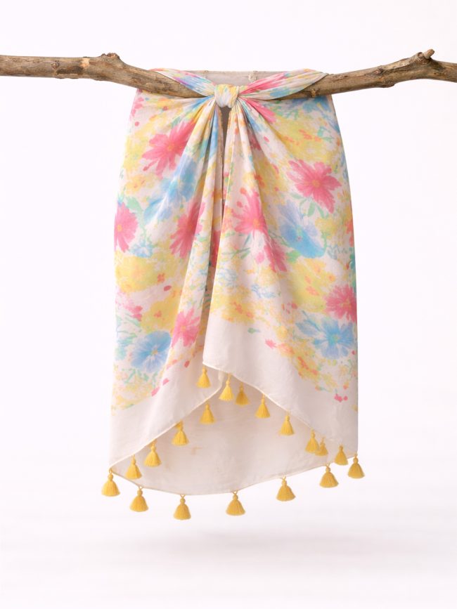 Sunset Bloom Sarong