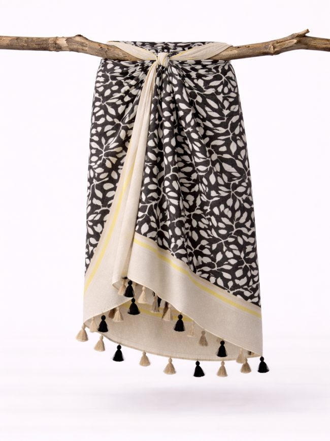 Midnight Garden Sarong