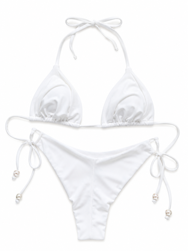 White lace bikini