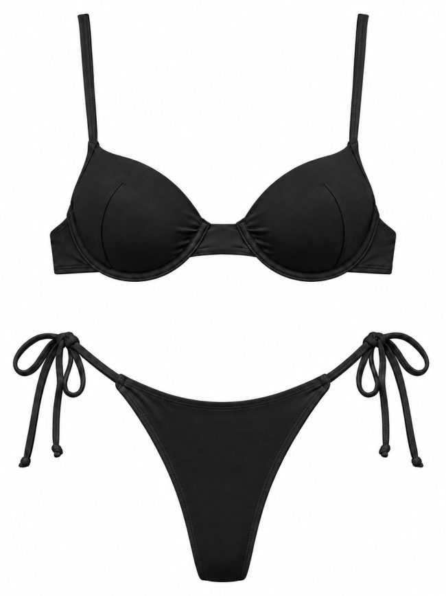 Black Underwire Bikini