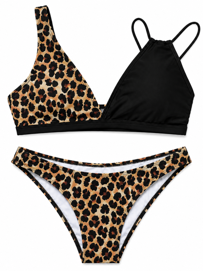 Leopard Asymmetric Bikini
